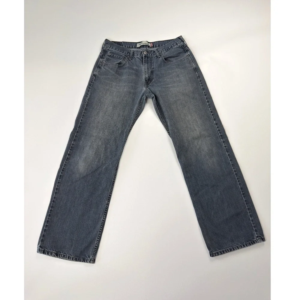 Levi's 569 Loose Straight Jeans Mens 32x32 Blue Denim Mid Wash Good